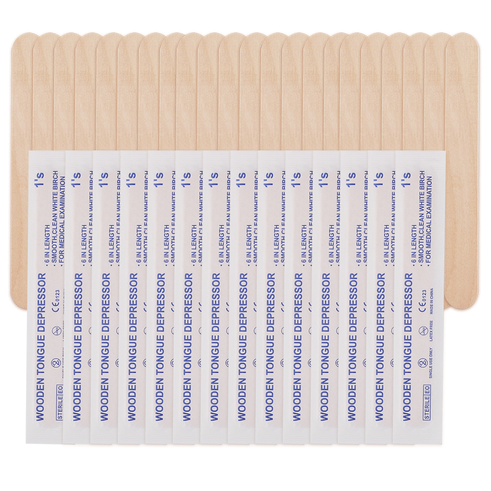 Wood Filler Stick - 100/50/30/10PCS Tattoo Waxing Stick Disposable Tongue
