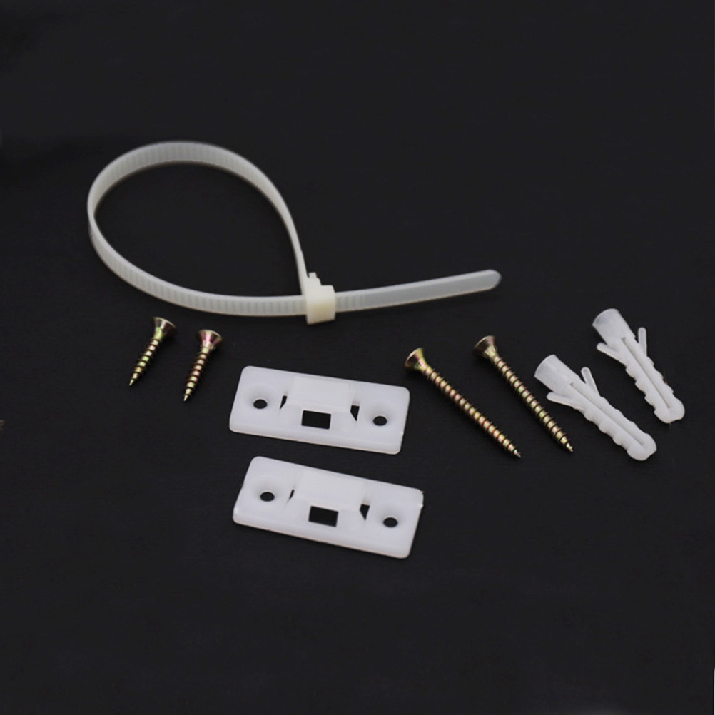 Wall Anchor Plastic - 10Set Furniture Anti Tip Kit Heavy