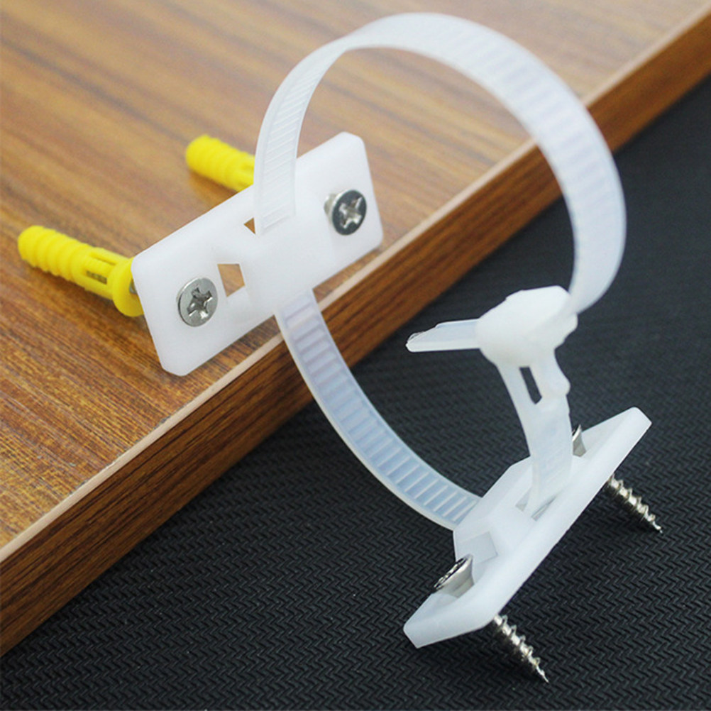 Wall Anchor Plastic - 10Set Anti Tip Plastic Buckle for