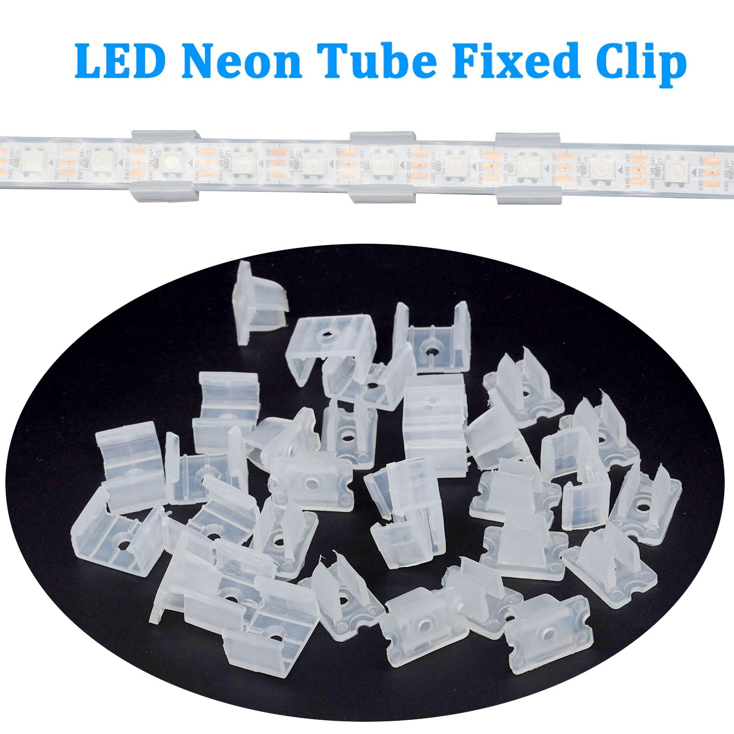 Wall Anchor Plastic - 5pcs-100pcs Led Connector Fix Clips Plastic