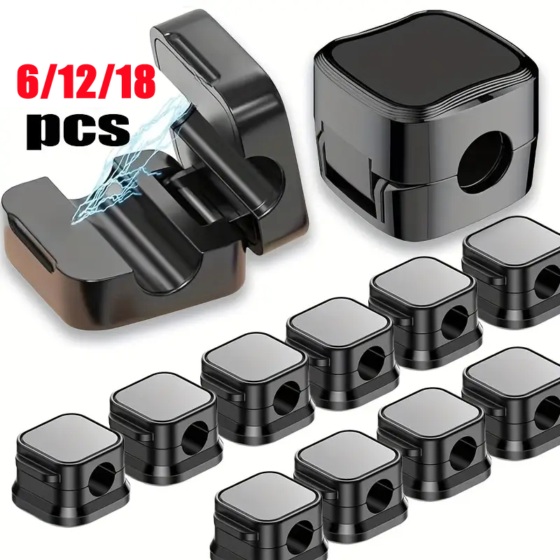 6/12/18 PCS Magnetic Cable Org - Wall Anchor Plastic ulasan dan harga