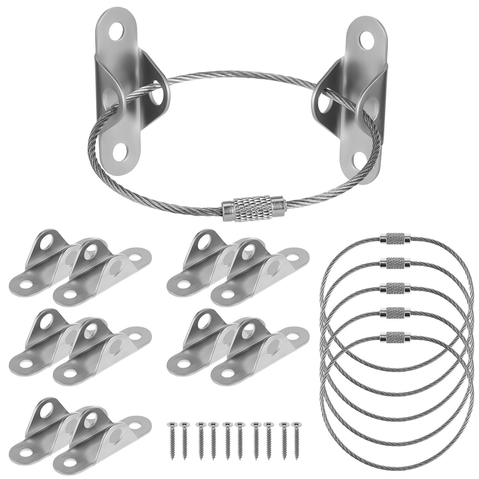6Sets Anti Tip Furniture Ancho - Wall Anchor Plastic ulasan dan harga
