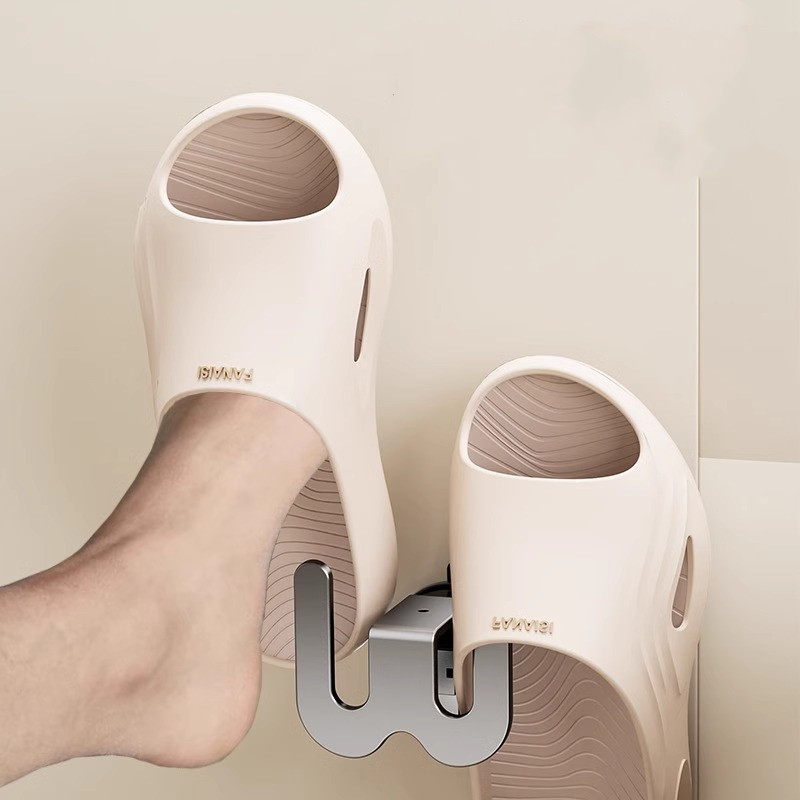 Bathroom Shoe Rack Suction Cup - Wall Anchor Plastic ulasan dan harga