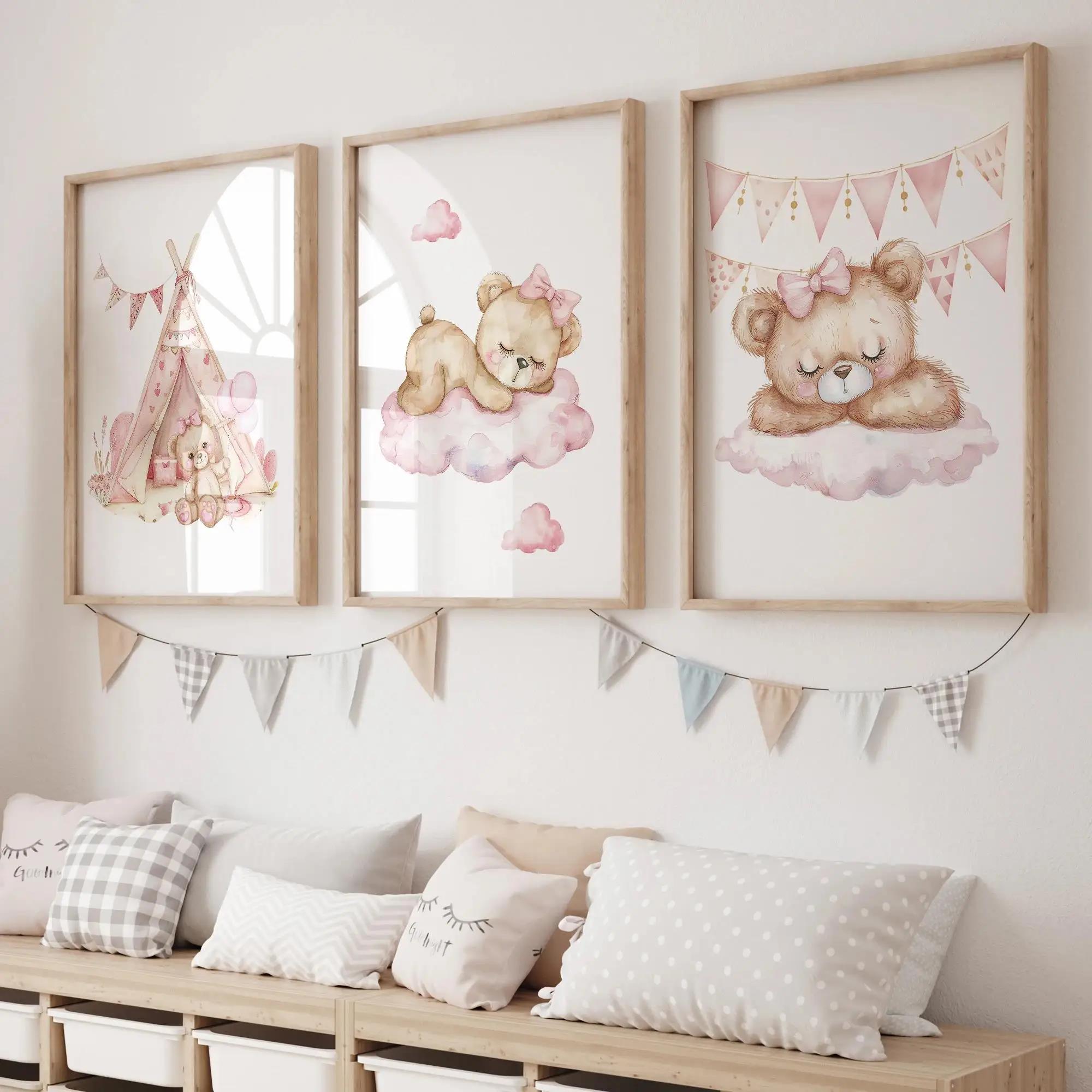 Pink Dream Bear Carousel Tent  - Home Improvement Kids ulasan dan harga