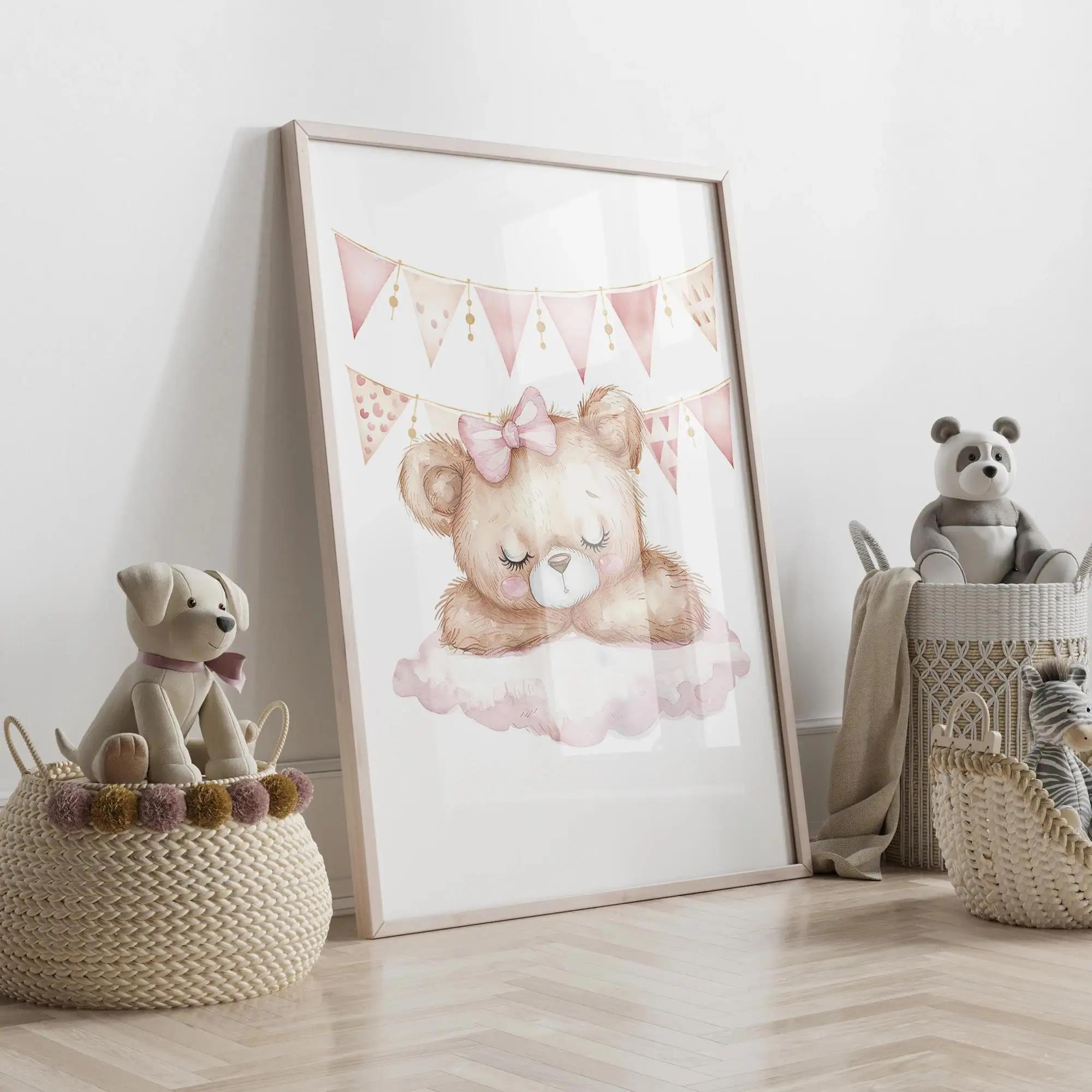 Pink Dream Bear Carousel Tent  - Home Improvement Kids ulasan dan harga