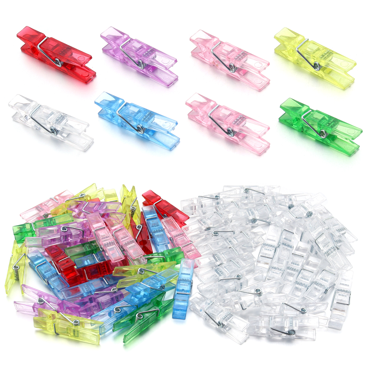 20pcs Colorful Plastic Mini Cl - Wall Anchor Plastic ulasan dan harga