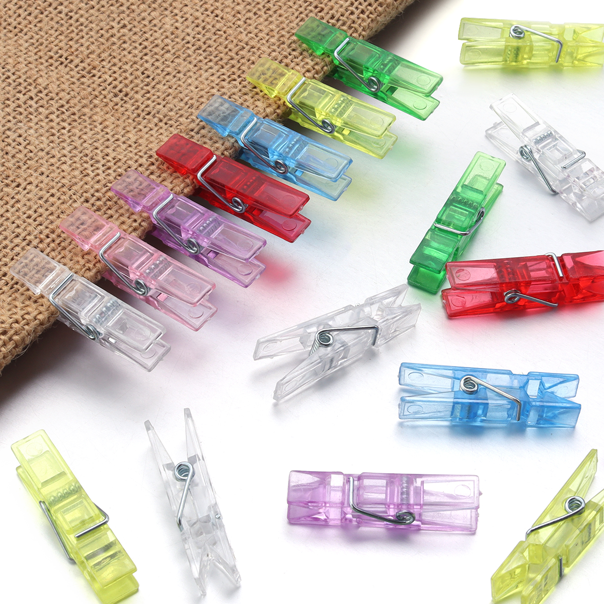 20pcs Colorful Plastic Mini Cl - Wall Anchor Plastic ulasan dan harga