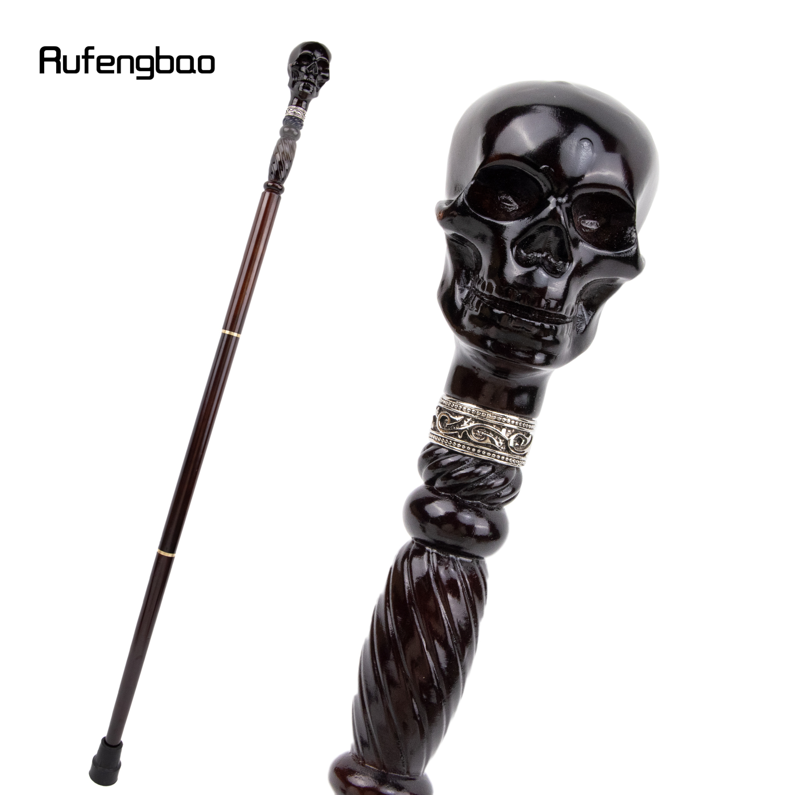 Black Creative Devil Skull Woo - Wood Filler Stick ulasan dan harga