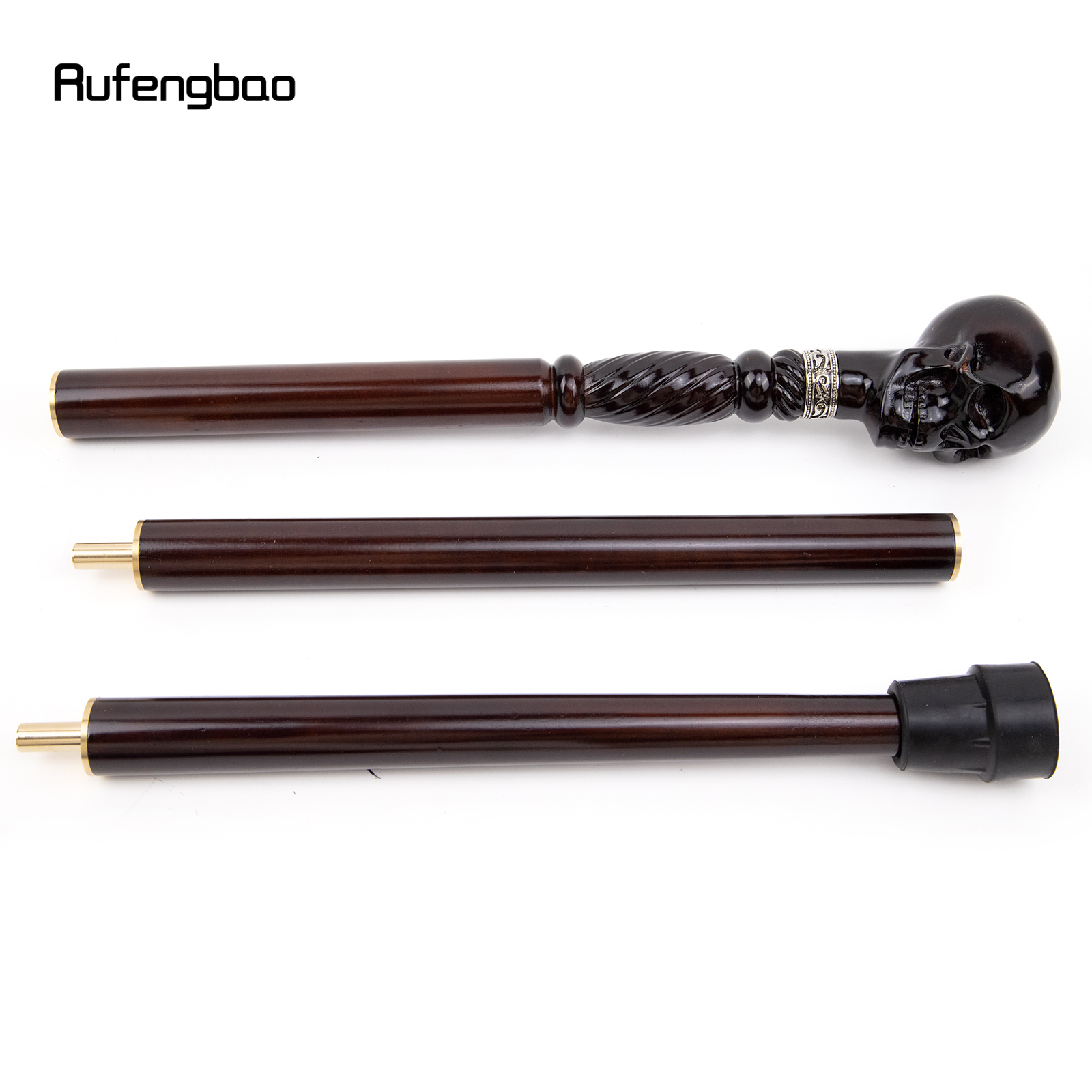Black Creative Devil Skull Woo - Wood Filler Stick ulasan dan harga