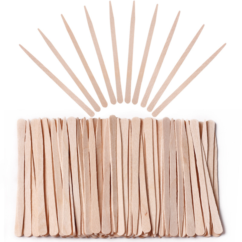 100pcs Disposable Waxing Woode - Wood Filler Stick ulasan dan harga