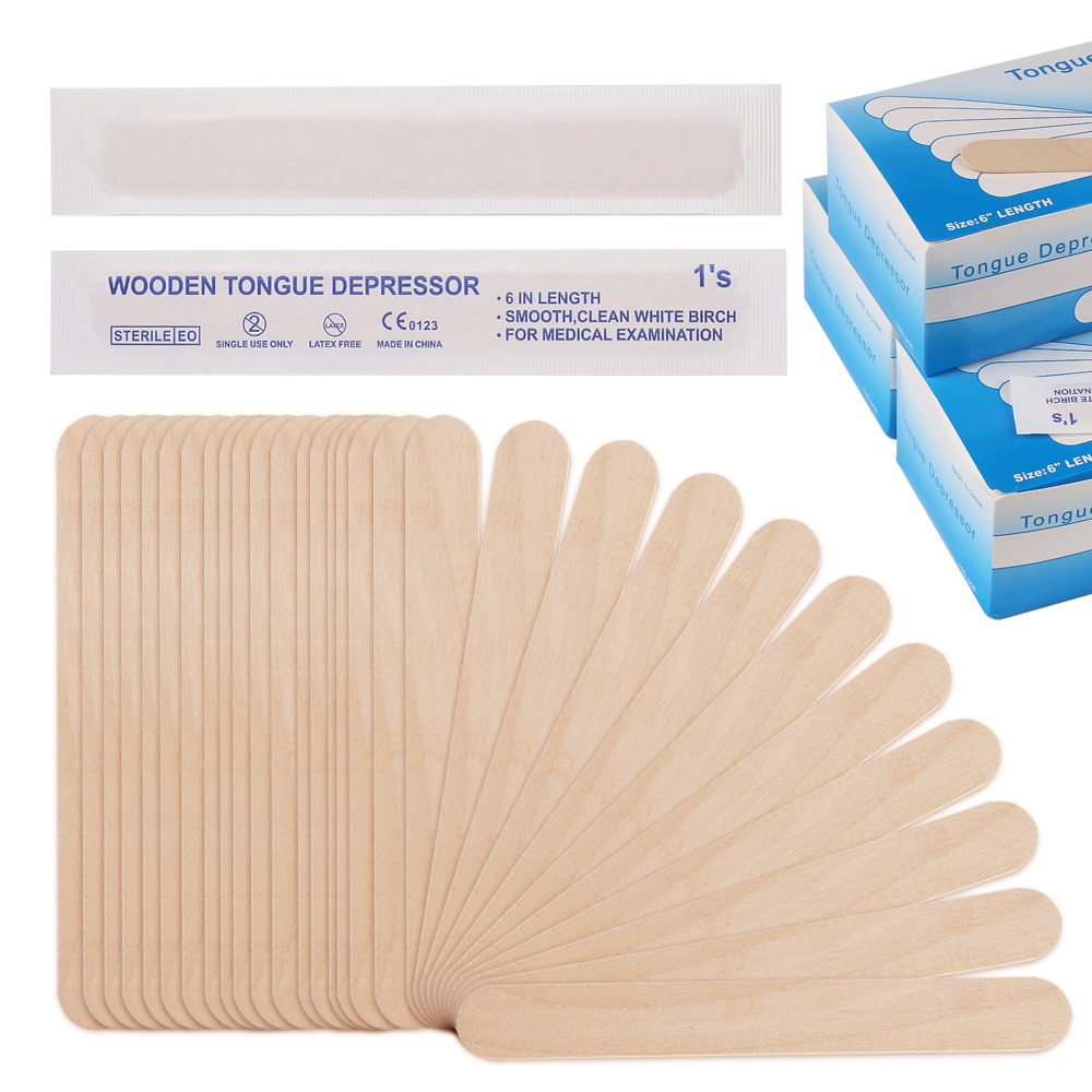 100/50/30/10PCS Tattoo Waxing  - Wood Filler Stick ulasan dan harga