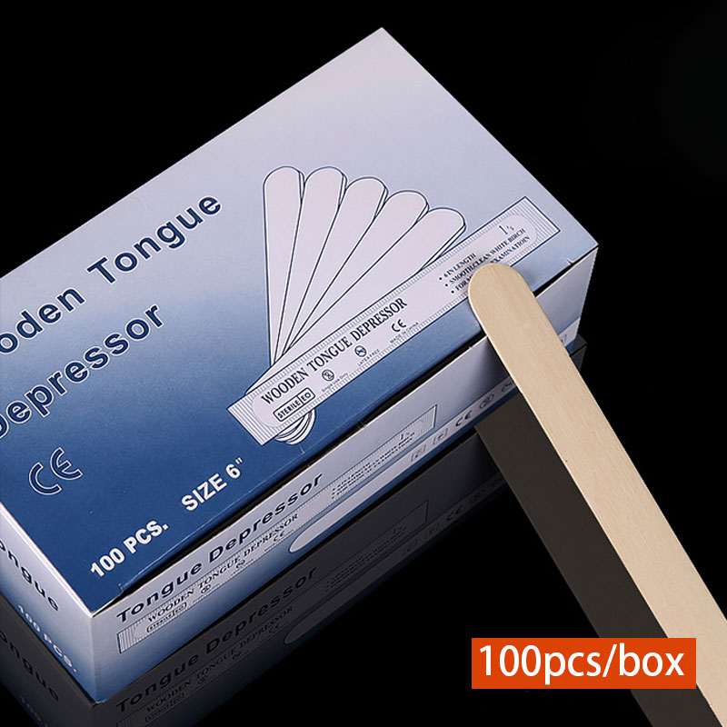 50/100pcs Tattoo Waxing Stick  - Wood Filler Stick ulasan dan harga