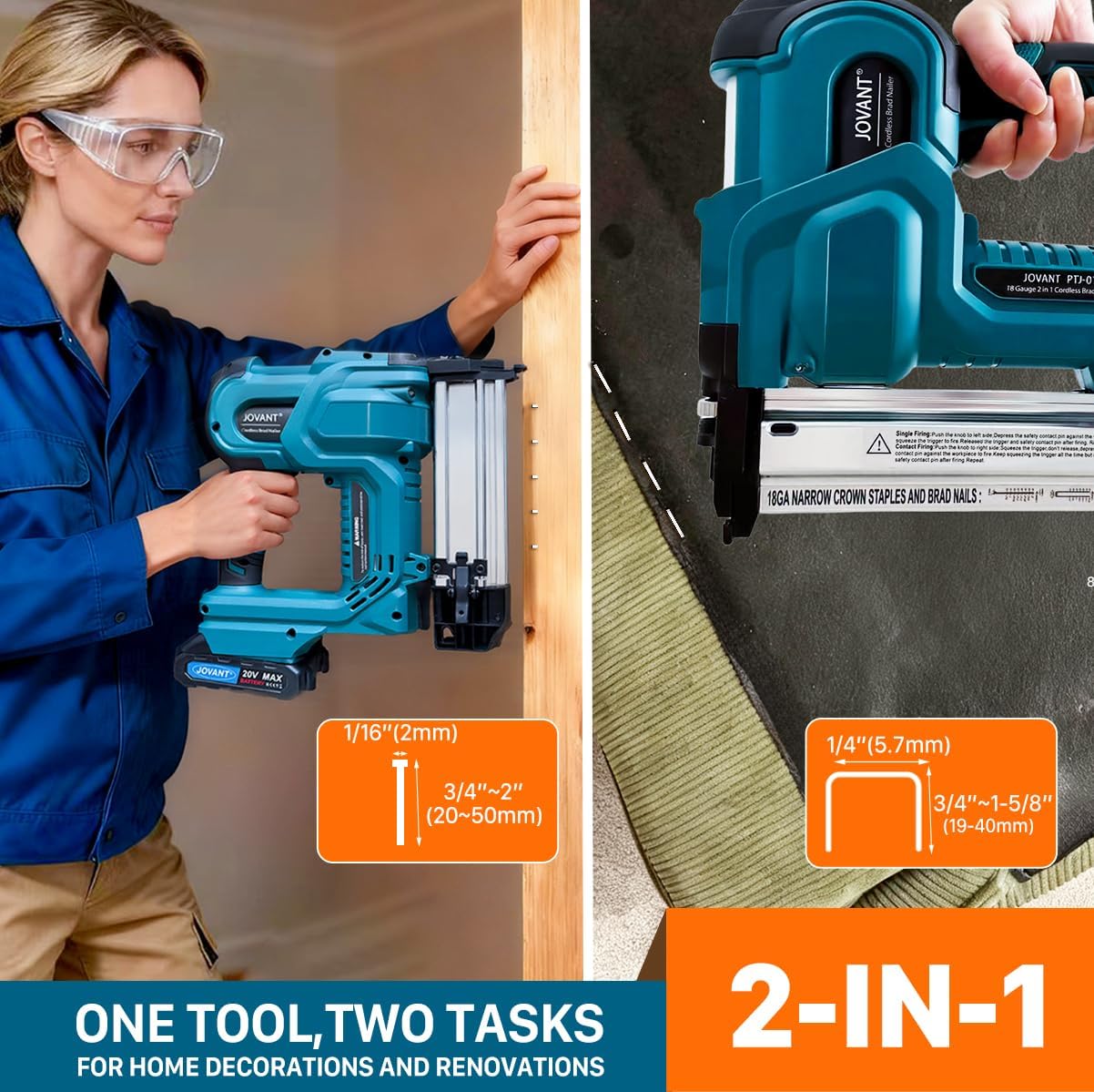 18 Gauge Cordless Brad Nailer  - Home Improvement Brad ulasan dan harga