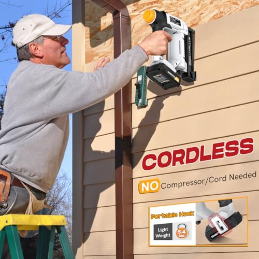 20V Cordless Nail Gun Battery  - Home Improvement Brad ulasan dan harga