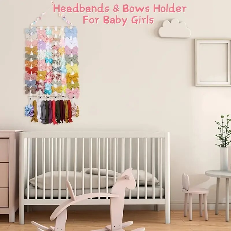 Girls' Hair Bow Clips Holder M - Wall Anchor Plastic ulasan dan harga