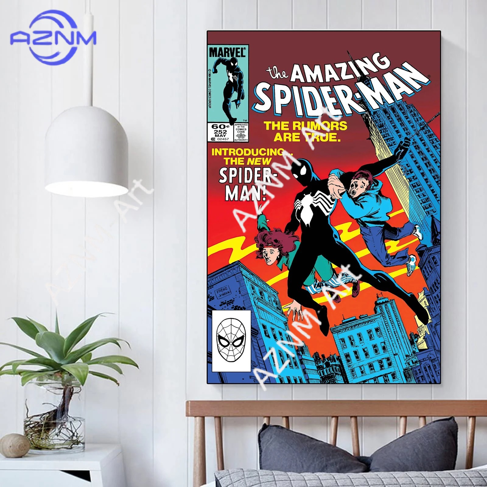 Movie Poster Superhero Canvas  - Home Improvement Kids ulasan dan harga