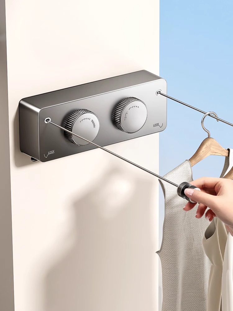 Retractable Clothesline Collec - Wall Anchor Plastic ulasan dan harga