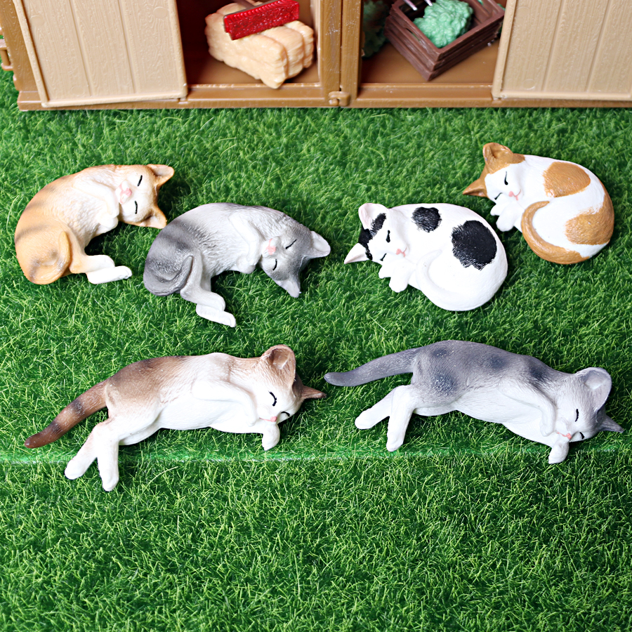 Realistic Cute Kitty Lazy Past - Home Improvement Kids ulasan dan harga