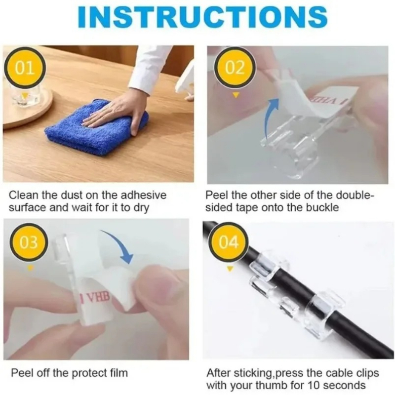 No-punch Cable Manager, Wall S - Wall Anchor Plastic ulasan dan harga
