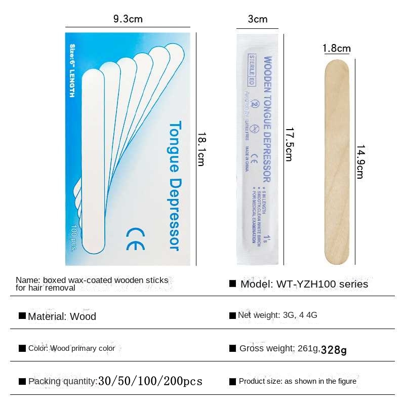 30/50/100/200PCS Disposable Ta - Wood Filler Stick ulasan dan harga