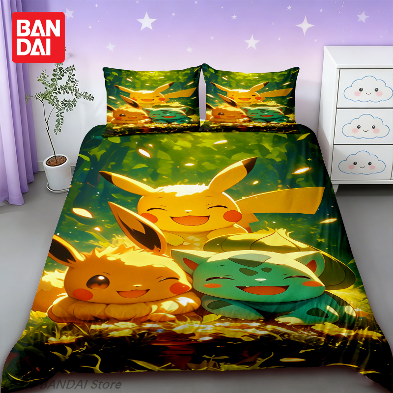 Pokemon Pikachu Bedding Set Du - Home Improvement Kids ulasan dan harga