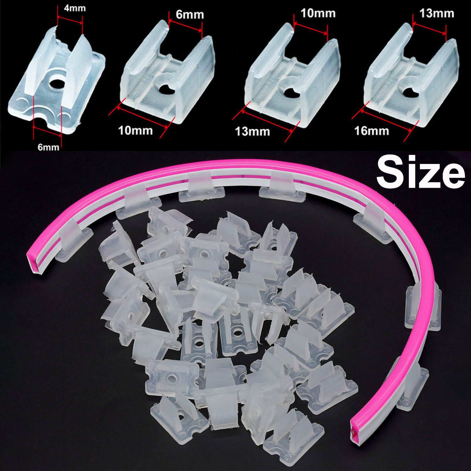 5pcs-100pcs Led Connector Fix  - Wall Anchor Plastic ulasan dan harga