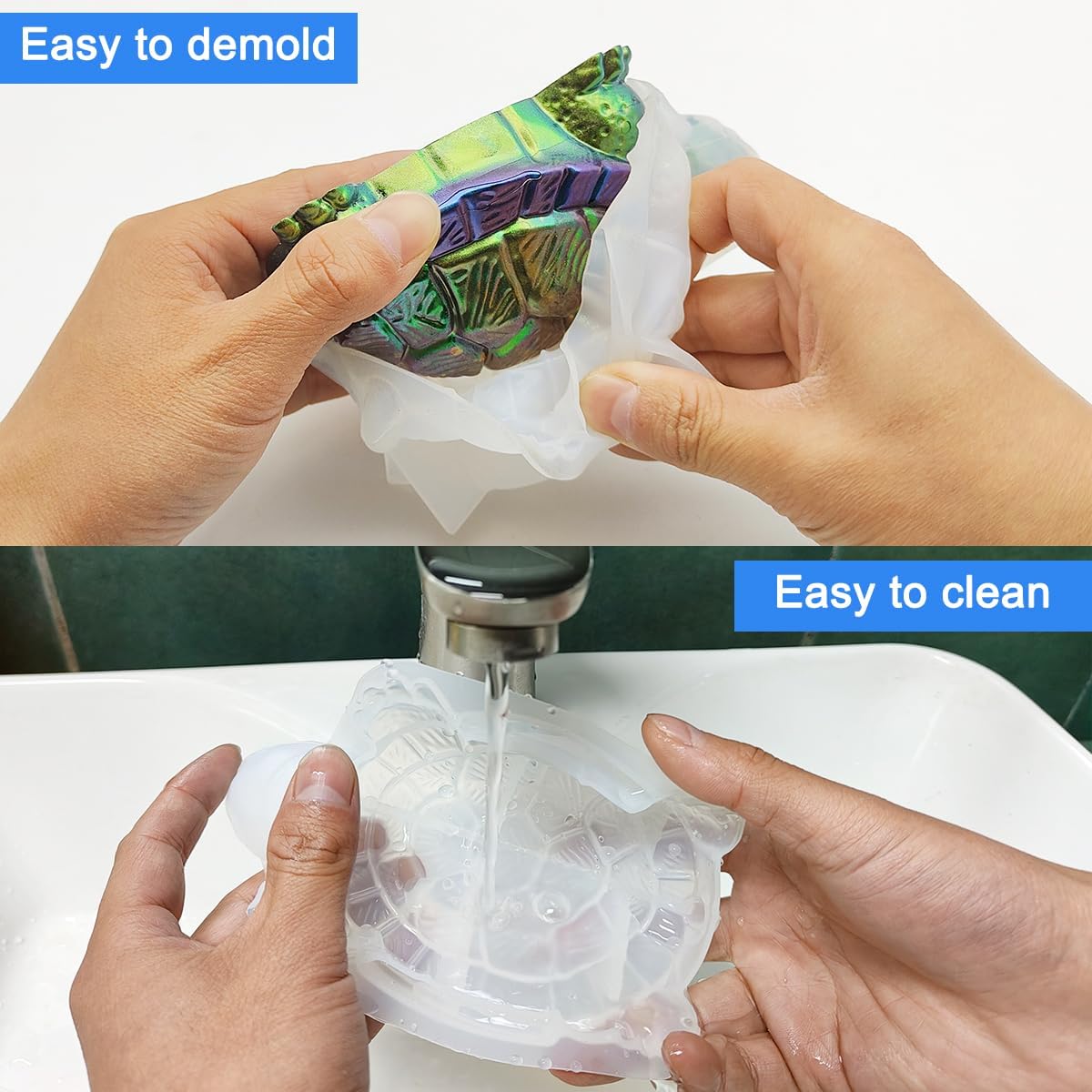 3D Tortoise Resin Molds Thick  - Home Improvement Kids ulasan dan harga